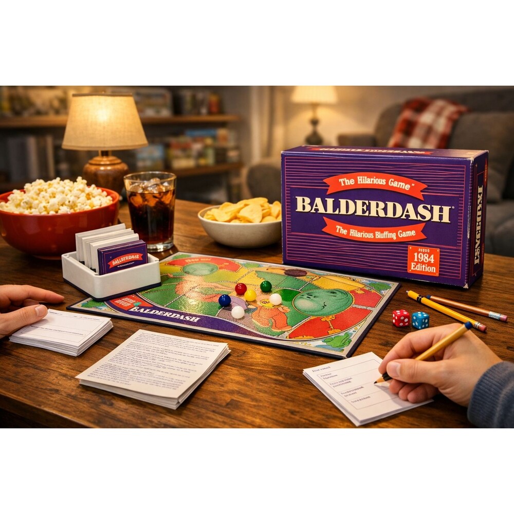 Balderdash Board Game – Complete Party Bluffing Game – Endless Games – Tested